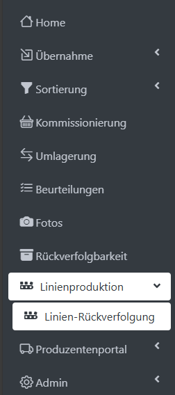Line Production in Sidebar